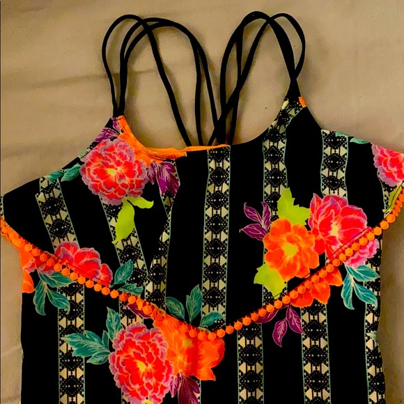 Racer back one piece bathing suit - Picture 2 of 4